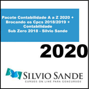 Curso Pacote Contabilidade A a Z 2020 + Brocando os Cpcs 2018/2019 + Contabilidade Sub Zero 2018 - Silvio Sande