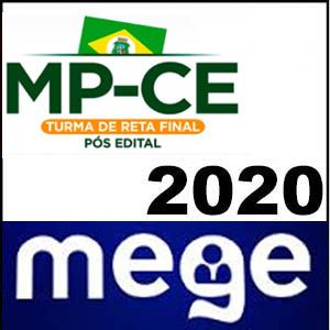 Rateio Curso MP CE Pós Edital Promotor do Ministério Público do Ceará 2020 - Mege