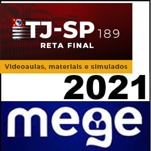 Rateio TJ-SP 189 (Turma de reta final) 2021 - Mege