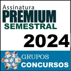 Rateio Assinatura Premium Semestral Total - Grupos Concursos
