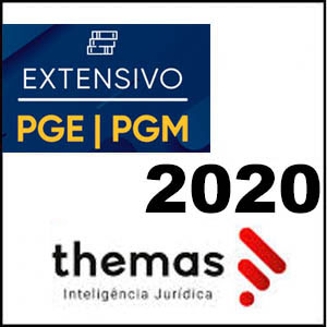Rateio Extensivo PGE PGM 2020/2021 Procuradoria Estadual e Municipal – Módulos I e II – Themas