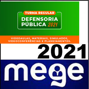 Rateio Turma Regular de Defensoria Pública 2021 - Mege