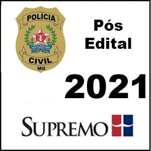 Rateio PC-MG Escrivão e Investigador Pós Edital 2021 - Supremo