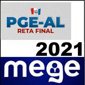 Rateio PGE-AL 2021 Videoaulas, materiais, simulados, provas e espelhos - Mege