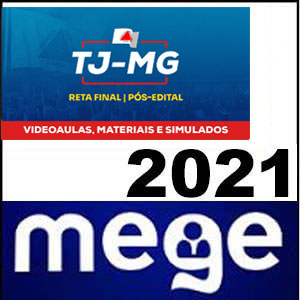 Rateio TJ-MG Pós Edital Reta Final (Videoaulas, materiais e simulados) 2021 - Mege