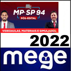 Rateio MP-SP 94 2022 Promotor Reta Final Pós Edital – MEGE 2021