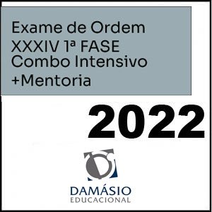 Rateio OAB XXXIV Exame da OAB 34 1ª Fase Intensivo + Reta final 2021.2 - Damásio