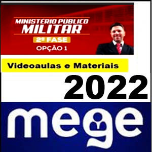 Rateio MPM – Promotor de Justiça Militar – 2ª Fase 2022 - Mege