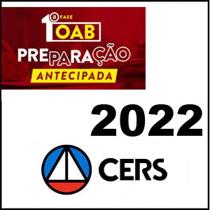 Rateio OAB XXXV Exame 35 da OAB 1ª Fase Preparação Antecipada 2022 – CERS