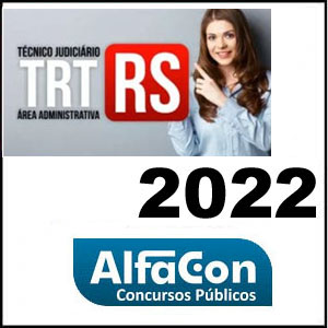 Rateio TRT 4ª Região - Técnico Judiciário Área Administrativa 2022 - Alfacon