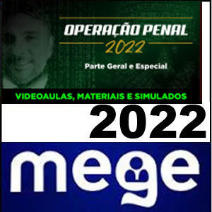 Rateio Operação Penal 2022 Parte Geral e Especial 2022 - Mege