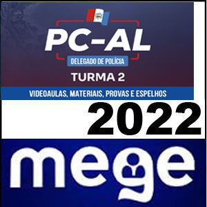 Rateio PC AL Delegado de Polícia Pós Edital 2022 Turma 02 - Mege