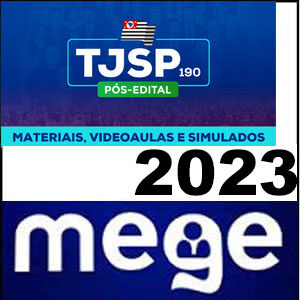 Rateio TJSP 190 Pós-Edital Juiz 2023 - Mege