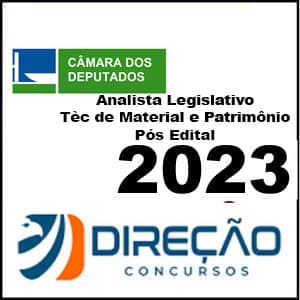 Rateio Câmara dos Deputados - Analista Legislativo - Técnico de Material e Patrimônio Pós Edital 2023 - Direção Concursos