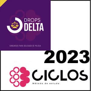 Rateio DROPS – Delta 2023 Delegado de Polícia - Ciclos