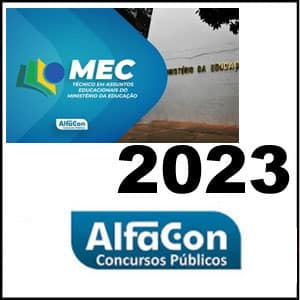 Rateio MEC 2023 - Técnico em Assuntos Educacionais do Ministério da Educação - Alfacon