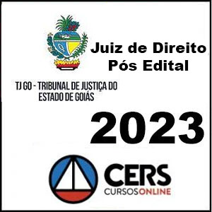 Rateio TJ-GO Juiz de Direito Pós Edital 2023 - CERS