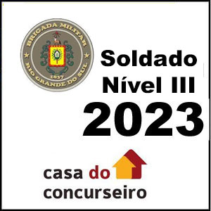 Rateio BM RS Soldado Nível III 2023 - Casa do Concurseiro