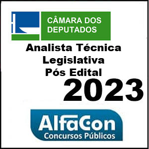 Rateio Câmara dos Deputados Analista Técnica Legislativa Pós Edital 2023 - Alfacon