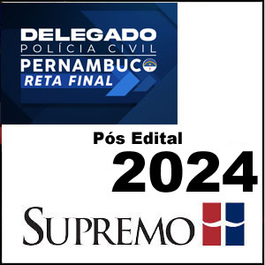 Rateio PC-PE Pós Edital Edital 2024 - Reta Final - Delegado - Supremo