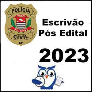 Rateio PC-SP 2023 Escrivão de Polícia Civil Pacote Pós Edital - Estratégia