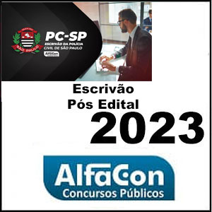 Rateio PC-SP Escrivão Pós Edital 2023 - Alfacon