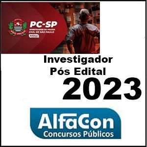 Rateio PC-SP Investigador Pós Edital 2023 - Alfacon