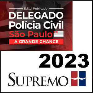 Rateio PCSP 2023 Delegado de Polícia Civil Pós Edital - Supremo
