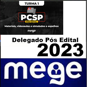 Rateio PCSP 2023 Delegado Pós Edital - Mege