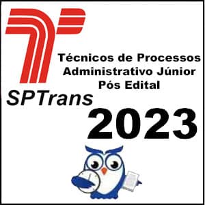 Rateio SPTrans 2023 Pós Edital (Técnicos de Processos Administrativo Júnior) - Estratégia