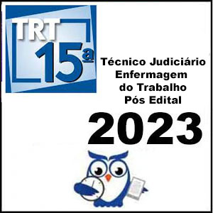 Rateio TRT 15 Campinas Pós Edital 2023 Técnico Judiciário Enfermagem- Estratégia