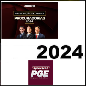 Rateio PREPARAÇÃO EXTENSIVA PROCURADORIAS 2024 - Aprovação PGE