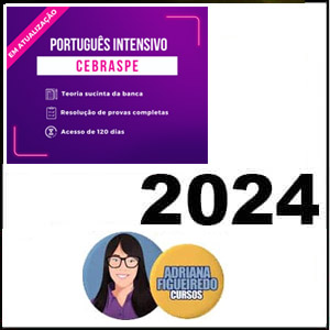 Rateio Português Intensivo Cebraspe 2024 - Adriana Figueiredo