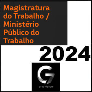 Rateio Magistratura do Trabalho e Ministério Público do Trabalho 2024 - G7 Jurídico