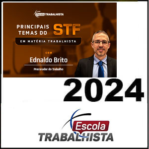 Rateio PRINCIPAIS TEMAS DO STF EM MATÉRIA TRABALHISTA 2024 - Escola Trabalhista