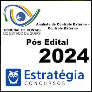 Rateio TCE GO (Analista de Controle Externo – Controle Externo) Pós Edital 2024 - Estratégia