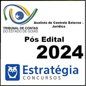Rateio TCE GO Pós Edital (Analista de Controle Externo – Jurídica) 2024 - Estratégia