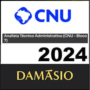 Rateio CNU Bloco 07 Analista Técnico Administrativo 2024 Pós Edital - Damásio