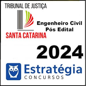 Rateio TJ SC (Engenheiro Civil) Pós Edital 2024 - Estratégia