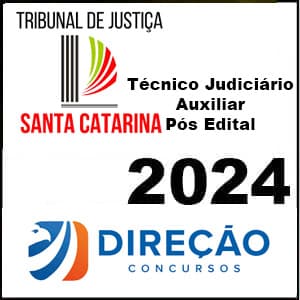 Rateio TJ SC (Técnico Judiciário Auxiliar) Pós Edital 2024 - Direção Concursos