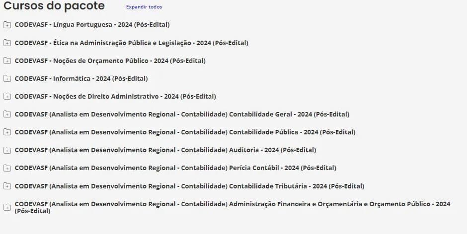  CODEVASF Pós Edital (Analista em Desenvolvimento Regional – Contabilidade) 2024 – Estratégia