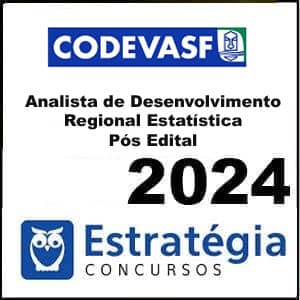 Rateio CODEVASF Pós Edital (Analista em Desenvolvimento Regional – Estatística) 2024 – Estratégia