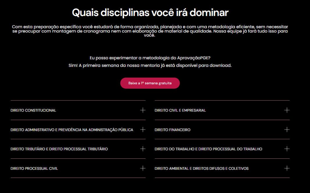 Info RETA FINAL PGE PARANÁ 2024 - Procurador - Aprovação PGE