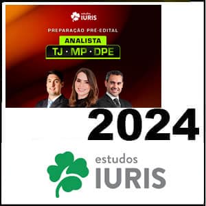 Rateio ANALISTA TJ, MP E DP 2024 Turma 02 Pré Edital - Estudos IURIS