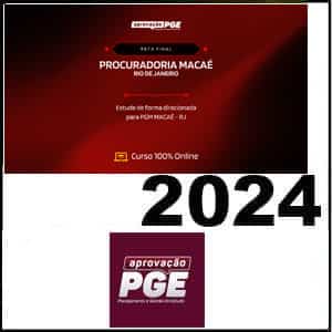 Rateio PGM MACAÉ 2024 Reta Final - Procurador - Aprovação PGE