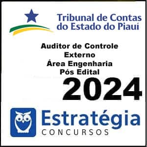 Rateio TCE-PI - Área Engenharia - Auditor de Controle Externo Pós Edital 2024 - Estratégia