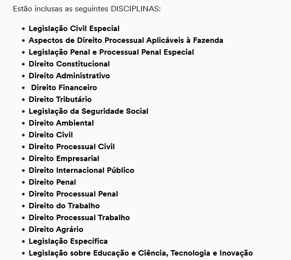 Informações Rateio AGU 2024 - Procurador Federal - Estratégia