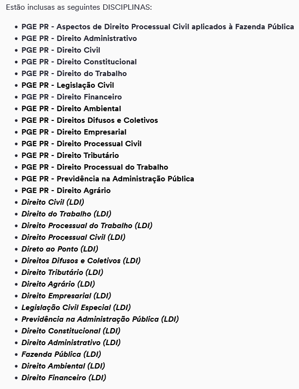 Informações Rateio PGE-PR 2024 – Procurador do Estado – Estratégia