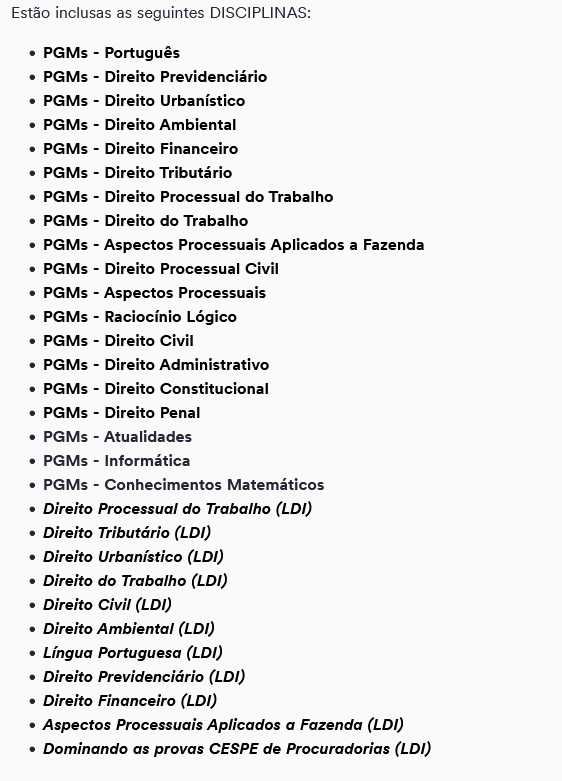 Informações Rateio PGM 2024 - Procurador Municipal - Estratégia