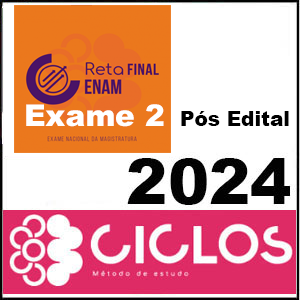 Rateio Enam II Pós Edital 2024 - RETA FINAL - Ciclos